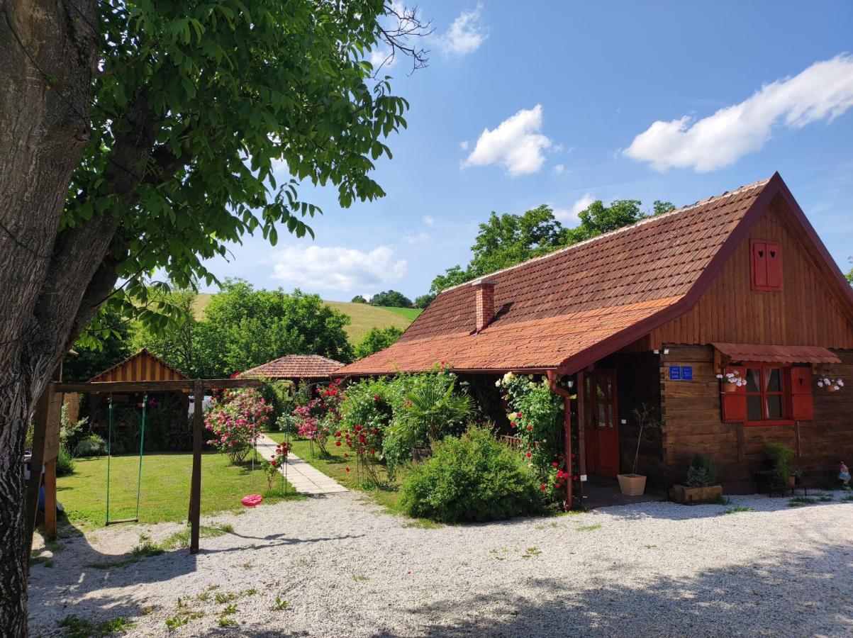 Pod Orehom Drvena Kuca I Sauna Krapina Exteriér fotografie